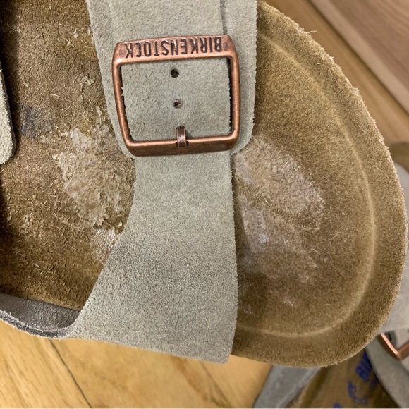 Birkenstock Arizona Soft Footbed Suede Leather Sandals - Size 43 - Picture 8 of 12